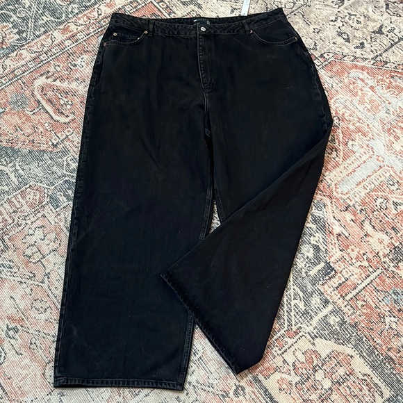 NWT ASOS Design Plus Size Wide Leg Jeans - Picture 1 of 6